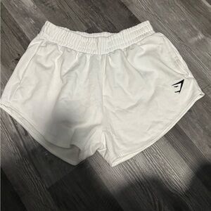 White Women's Shorts Gym Shark